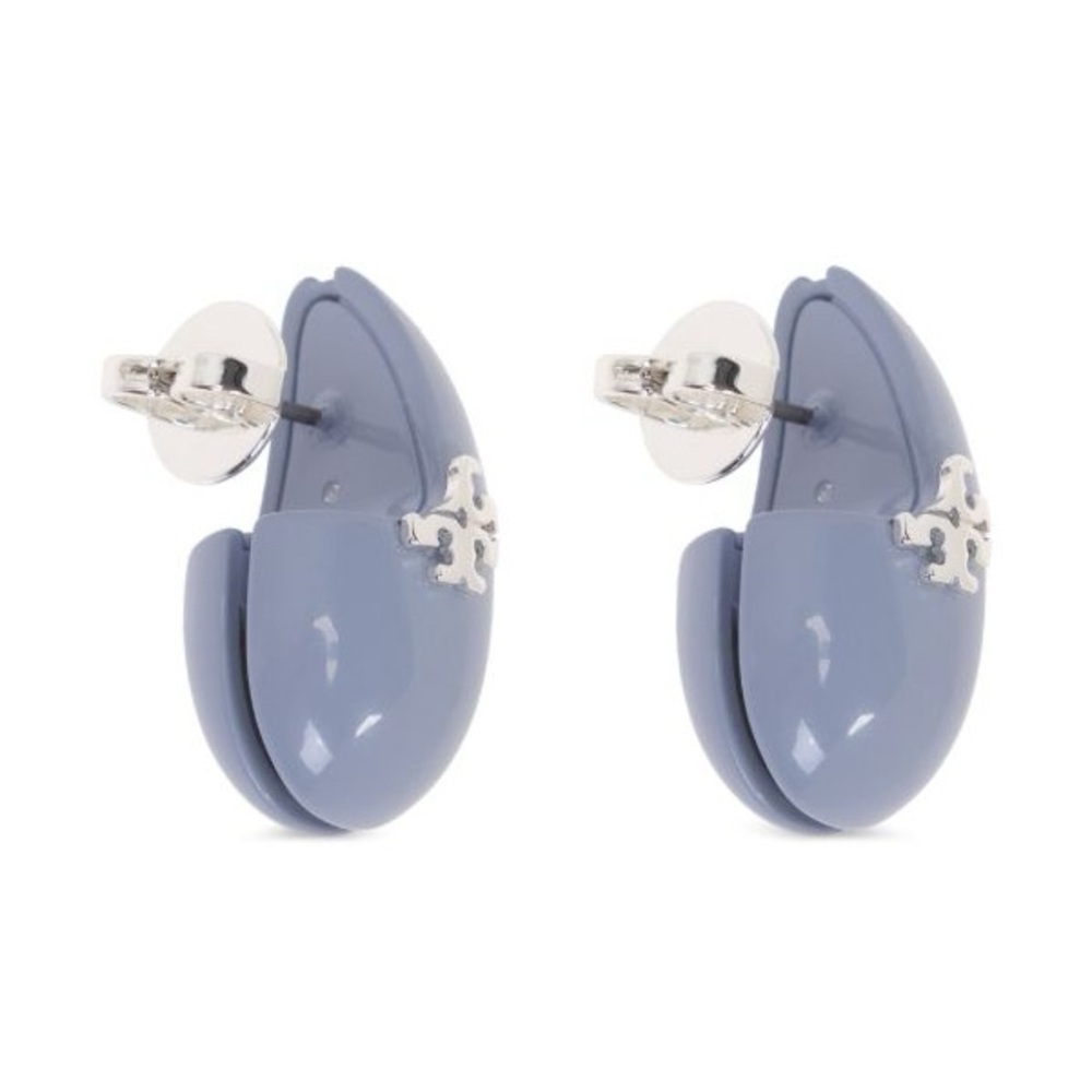 TORY BURCH Small Wave Drop Earrings - Light Blue